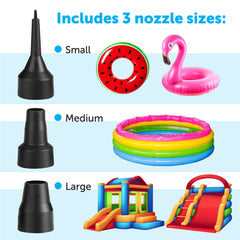 Compact Portable Air Pump for Tyres and Inflatables