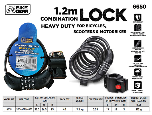 Combination Bike Lock 4