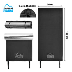 Camping Mat 180*50*0.6 Black/Silver