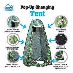 Portable Pop-Up Changing Tent For Outdoors