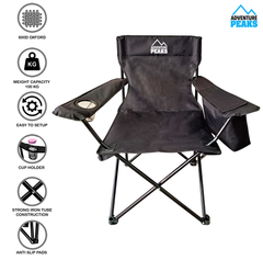 Camping Chair with Cooling Pouch