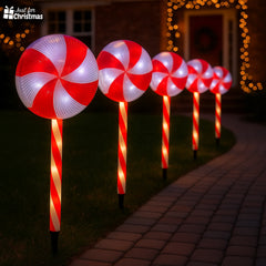 Christmas-5pc LED Candy Stake Light (6)