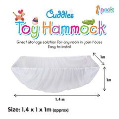 Mesh Toy Hammock for Stuffed Animal Storage