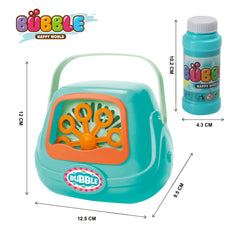Blue Bubble Gun with 120ml Bubble Water