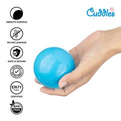 100pcs Multicoloured Plastic Balls for Kids Play Area