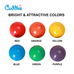 100pcs Multicoloured Plastic Balls for Kids Play Area
