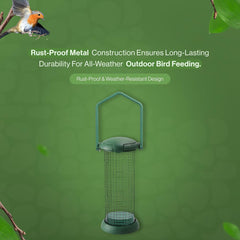 Durable Hanging Bird Nut Feeder for Garden