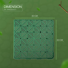 10PK Plastic Deck Tiles For Quick Installation