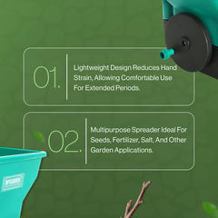 3L Manual Handheld Garden Seed Spreader