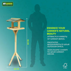 My Garden - Bird Table with Green Roof