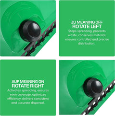 Efficient 12L Rotary Spreader For Lawn