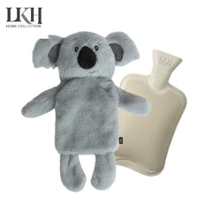 750ml Hot Water Bottle with Faux Fur Cover