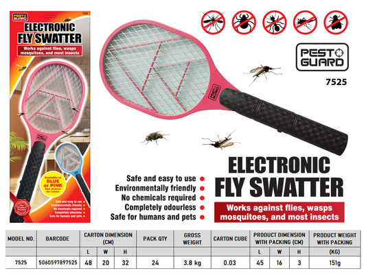 Electric Fly Swat Pink