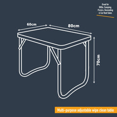 Multi-Purpose Adjustable Utility Table