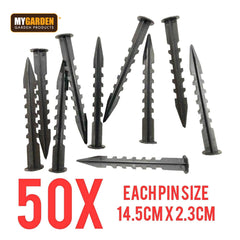 50PK Weed Mat Pins for Securing Garden Weed Control Fabrics