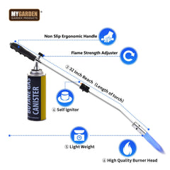 Electric Weed Burner for Efficient Garden Weed Control