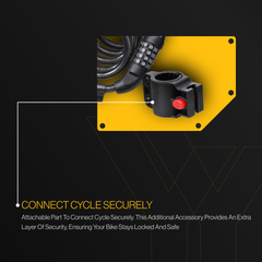 Durable 4-Digit Combination Bike Lock