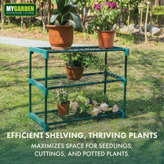 3 Tier Greenhouse Staging Shelving Rack