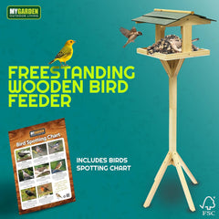 My Garden - Bird Table with Green Roof