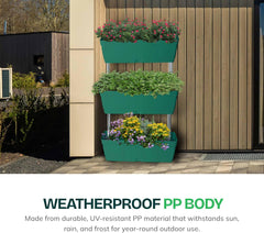 3 Tier Vertical Garden Planter for Outdoor Spaces