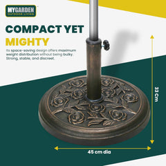 Rose Pattern Parasol Base