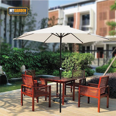 Steel Parasol with Crank Lift Function
