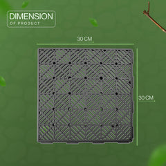 10PK Easy Click Plastic Deck Tiles