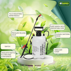 8-Litre Garden Pump Action Pressure Sprayer