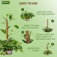 Coir Moss Plant Support