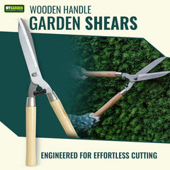 Garden Shears With Wooden Handle