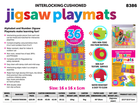 36pc Jigsaw Play Mat