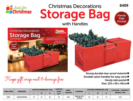 Red Christmas Storage Bag