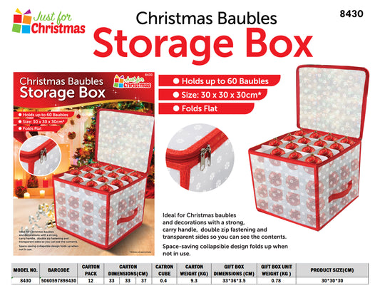 Christmas Bauble Storage Box