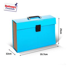 Expanding Document Organiser Blue