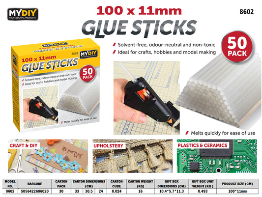 50pcs Glue Sticks 100*11mm