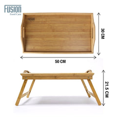 Bamboo Folding Bed tray