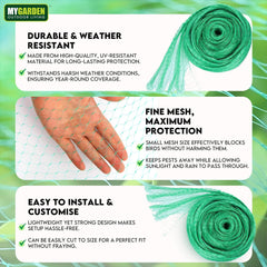 Anti-Bird Pond Net 4x10m For Protection