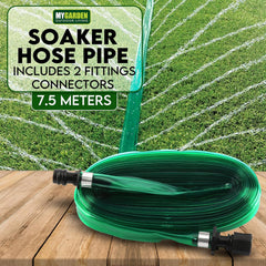 7.5 Meter Garden Soaker Hose for Easy Watering