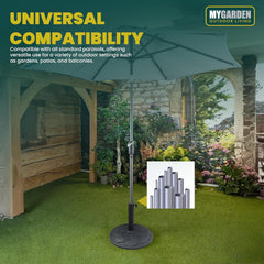 Heavy Duty Round Pattern Garden Parasol Base