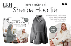 Warm Reversible Sherpa Hoodie for Men and Women