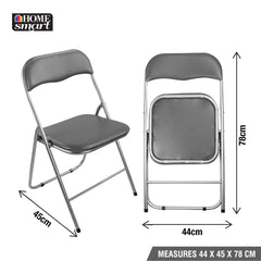Home Basics Metal Folding Chair