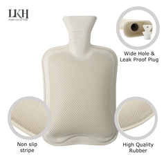 1L Rubber Hot Water Bottle for Comfort