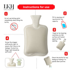 2 Litre Hot Water Bottle for Pain Relief