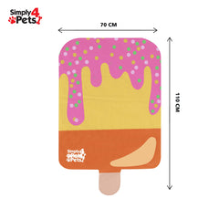 Fun Ice Lolly Design Pet Cooling Mat