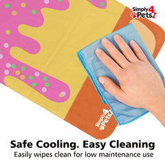 Fun Ice Lolly Design Pet Cooling Mat