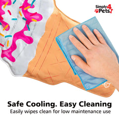 Ice-Cream Style Pet Cooling Mat for Hot Days