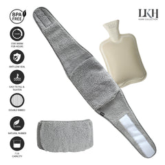 1 Litre Hot Water Bottle Cover Soft Cozy Sleeve