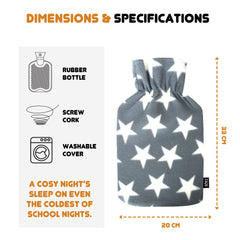 2 Litre Fleece Cover For Hot Water Bottle