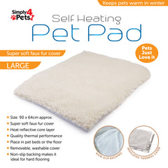 Large Self-Heating Pet Pad For Comfort