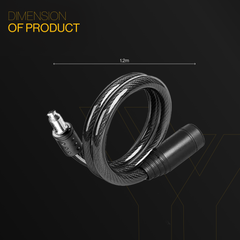 Bicycle Lock With 2 Keys For Security